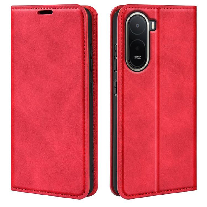 Funda para teléfono de cuero con succión magnética de piel retro, For Xiaomi Redmi Note 13 5G, For Xiaomi Redmi 13C, For Xiaomi Redmi Note 13 Pro+, For Xiaomi Redmi Note 13 Pro 5G, For Xiaomi Redmi K70, For Xiaomi 13T                                   ...