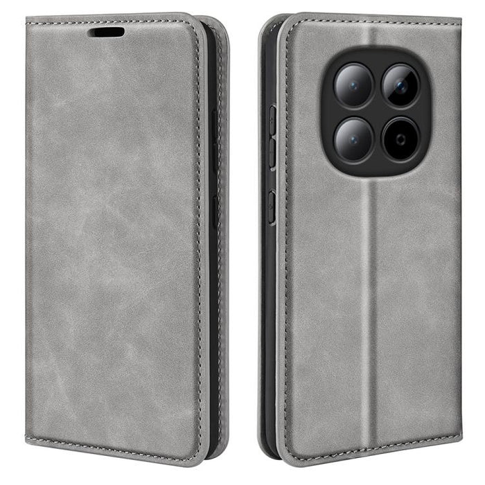 Funda para teléfono de cuero con succión magnética de piel retro, For Redmi Note 17 Pro 5G Global 163mm, For Xiaomi 17T Pro 5G, For Redmi 15a 5G, For Xiaomi 17T 5G, For Xiaomi 17 Ultra, For Redmi Note 15 Pro 4G Global 163.2mm, For Xiaomi 17 Pro Max    ...