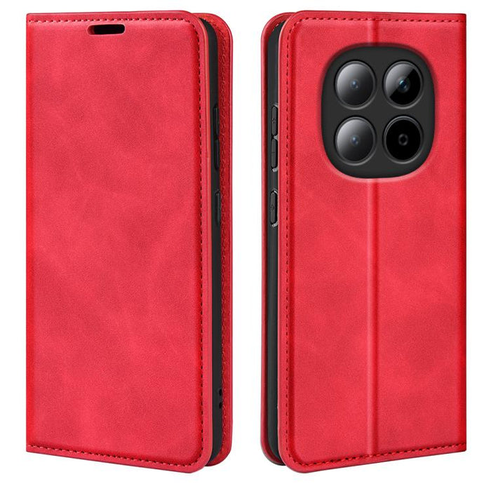Funda para teléfono de cuero con succión magnética de piel retro, For Redmi Note 17 Pro 5G Global 163mm, For Xiaomi 17T Pro 5G, For Redmi 15a 5G, For Xiaomi 17T 5G, For Xiaomi 17 Ultra, For Redmi Note 15 Pro 4G Global 163.2mm, For Xiaomi 17 Pro Max    ...