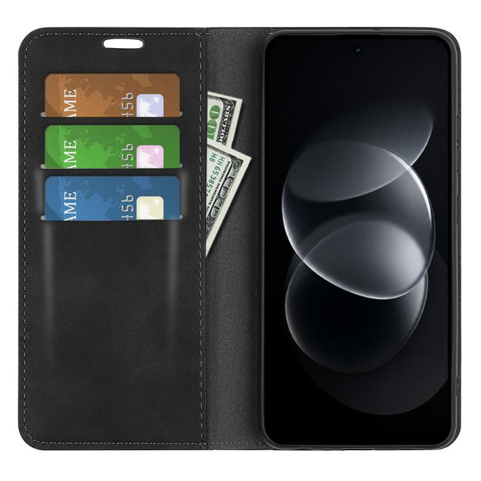 Funda para teléfono de cuero con succión magnética de piel retro, For Redmi Note 17 Pro 5G Global 163mm, For Xiaomi 17T Pro 5G, For Redmi 15a 5G, For Xiaomi 17T 5G, For Xiaomi 17 Ultra, For Redmi Note 15 Pro 4G Global 163.2mm, For Xiaomi 17 Pro Max    ...