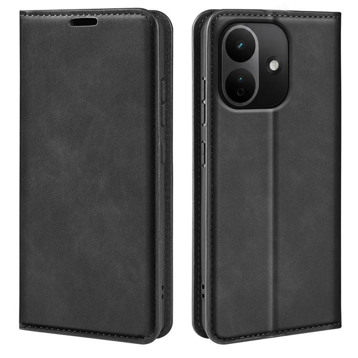 Funda para teléfono de cuero con succión magnética de piel retro, For Redmi Note 17 Pro 5G Global 163mm, For Xiaomi 17T Pro 5G, For Redmi 15a 5G, For Xiaomi 17T 5G, For Xiaomi 17 Ultra, For Redmi Note 15 Pro 4G Global 163.2mm, For Xiaomi 17 Pro Max    ...