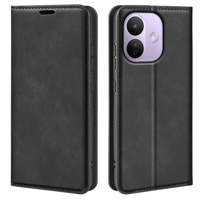 Funda para teléfono de cuero con succión magnética de piel retro, For Xiaomi Redmi Note 13 5G, For Xiaomi Redmi 13C, For Xiaomi Redmi Note 13 Pro+, For Xiaomi Redmi Note 13 Pro 5G, For Xiaomi Redmi K70, For Xiaomi 13T                                   ...