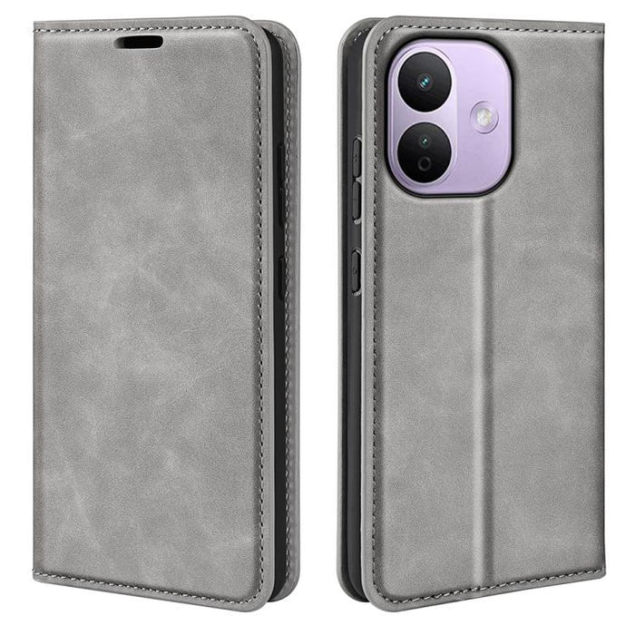 Funda para teléfono de cuero con succión magnética de piel retro, For Xiaomi Redmi Note 13 5G, For Xiaomi Redmi 13C, For Xiaomi Redmi Note 13 Pro+, For Xiaomi Redmi Note 13 Pro 5G, For Xiaomi Redmi K70, For Xiaomi 13T                                   ...