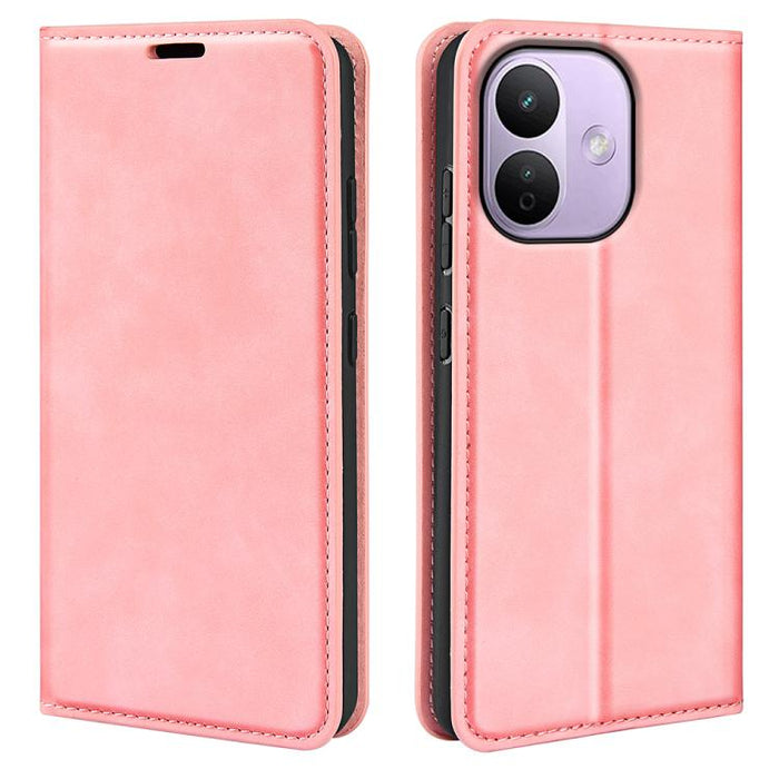 Funda para teléfono de cuero con succión magnética de piel retro, For Xiaomi Redmi Note 13 5G, For Xiaomi Redmi 13C, For Xiaomi Redmi Note 13 Pro+, For Xiaomi Redmi Note 13 Pro 5G, For Xiaomi Redmi K70, For Xiaomi 13T                                   ...