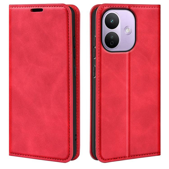 Funda para teléfono de cuero con succión magnética de piel retro, For Xiaomi Redmi Note 13 5G, For Xiaomi Redmi 13C, For Xiaomi Redmi Note 13 Pro+, For Xiaomi Redmi Note 13 Pro 5G, For Xiaomi Redmi K70, For Xiaomi 13T                                   ...