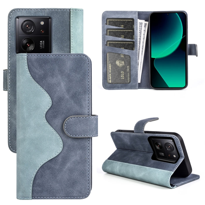 Caja del teléfono de cuero con tapa horizontal con costuras, For Xiaomi Redmi K70, For Xiaomi 13T, For Redmi Note 15 Pro+ 5G Global 163.3mm, For Redmi Note 15 4G / 5G EU 164mm