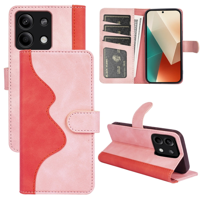 Caja del teléfono de cuero con tapa horizontal con costuras, For Xiaomi 17 Ultra, For Redmi Note 15 Pro 4G Global 163.2mm, For Xiaomi 17 Pro Max, For Redmi Note 15 Pro 5G Global 163.6mm, For Xiaomi 17 Pro, For Xiaomi 17, For Xiaomi 14T Pro             ...
