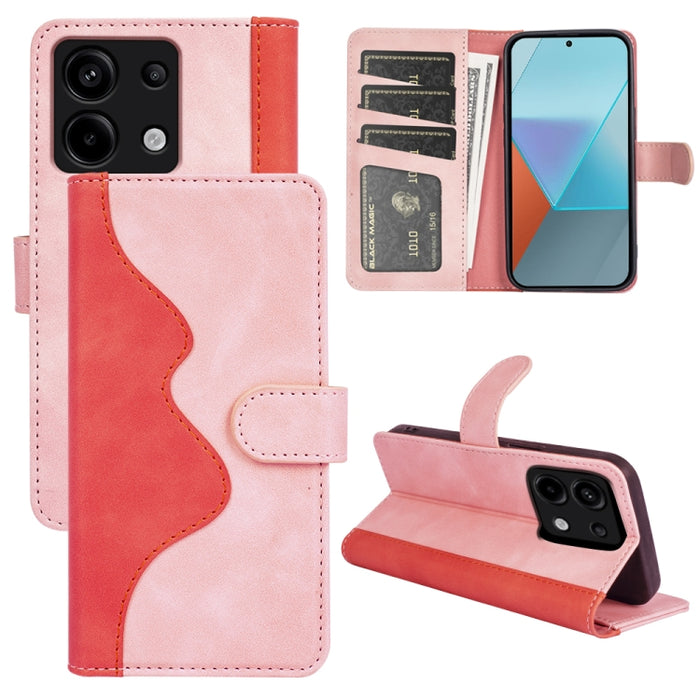 Caja del teléfono de cuero con tapa horizontal con costuras, For Xiaomi 17 Ultra, For Redmi Note 15 Pro 4G Global 163.2mm, For Xiaomi 17 Pro Max, For Redmi Note 15 Pro 5G Global 163.6mm, For Xiaomi 17 Pro, For Xiaomi 17, For Xiaomi 14T Pro             ...