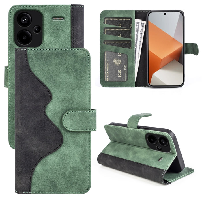 Caja del teléfono de cuero con tapa horizontal con costuras, For Xiaomi 17 Ultra, For Redmi Note 15 Pro 4G Global 163.2mm, For Xiaomi 17 Pro Max, For Redmi Note 15 Pro 5G Global 163.6mm, For Xiaomi 17 Pro, For Xiaomi 17, For Xiaomi 14T Pro             ...