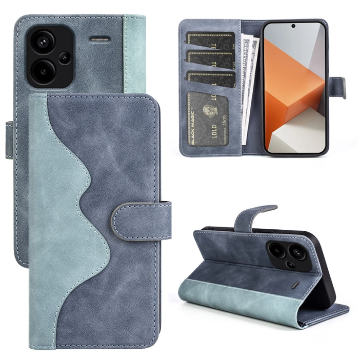 Caja del teléfono de cuero con tapa horizontal con costuras, For Xiaomi 17 Ultra, For Redmi Note 15 Pro 4G Global 163.2mm, For Xiaomi 17 Pro Max, For Redmi Note 15 Pro 5G Global 163.6mm, For Xiaomi 17 Pro, For Xiaomi 17, For Xiaomi 14T Pro             ...