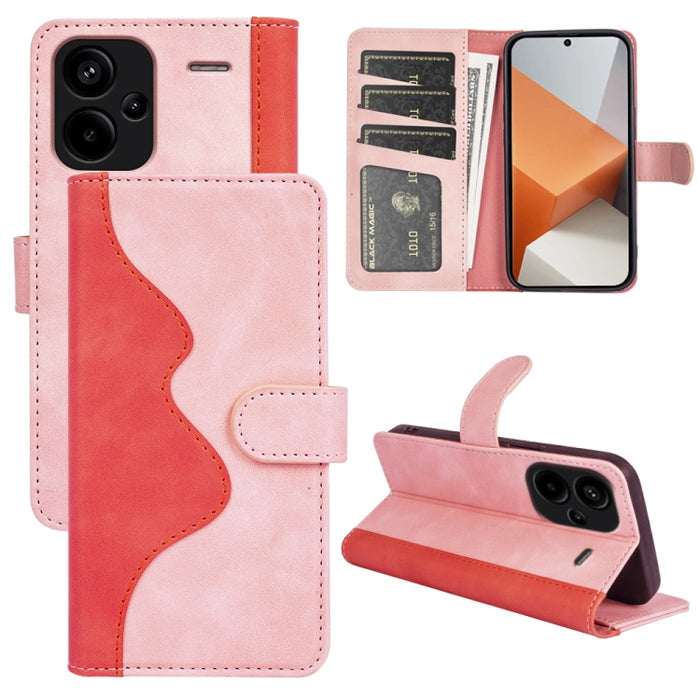 Caja del teléfono de cuero con tapa horizontal con costuras, For Xiaomi 17 Ultra, For Redmi Note 15 Pro 4G Global 163.2mm, For Xiaomi 17 Pro Max, For Redmi Note 15 Pro 5G Global 163.6mm, For Xiaomi 17 Pro, For Xiaomi 17, For Xiaomi 14T Pro             ...