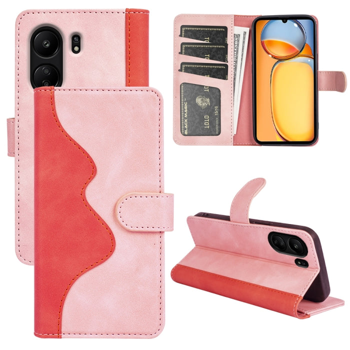 Caja del teléfono de cuero con tapa horizontal con costuras, For Xiaomi 17 Ultra, For Redmi Note 15 Pro 4G Global 163.2mm, For Xiaomi 17 Pro Max, For Redmi Note 15 Pro 5G Global 163.6mm, For Xiaomi 17 Pro, For Xiaomi 17, For Xiaomi 14T Pro             ...