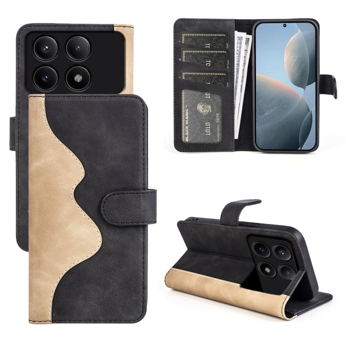 Caja del teléfono de cuero con tapa horizontal con costuras, For Xiaomi 17 Ultra, For Redmi Note 15 Pro 4G Global 163.2mm, For Xiaomi 17 Pro Max, For Redmi Note 15 Pro 5G Global 163.6mm, For Xiaomi 17 Pro, For Xiaomi 17, For Xiaomi 14T Pro             ...