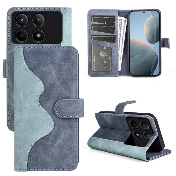 Caja del teléfono de cuero con tapa horizontal con costuras, For Xiaomi 17 Ultra, For Redmi Note 15 Pro 4G Global 163.2mm, For Xiaomi 17 Pro Max, For Redmi Note 15 Pro 5G Global 163.6mm, For Xiaomi 17 Pro, For Xiaomi 17, For Xiaomi 14T Pro             ...