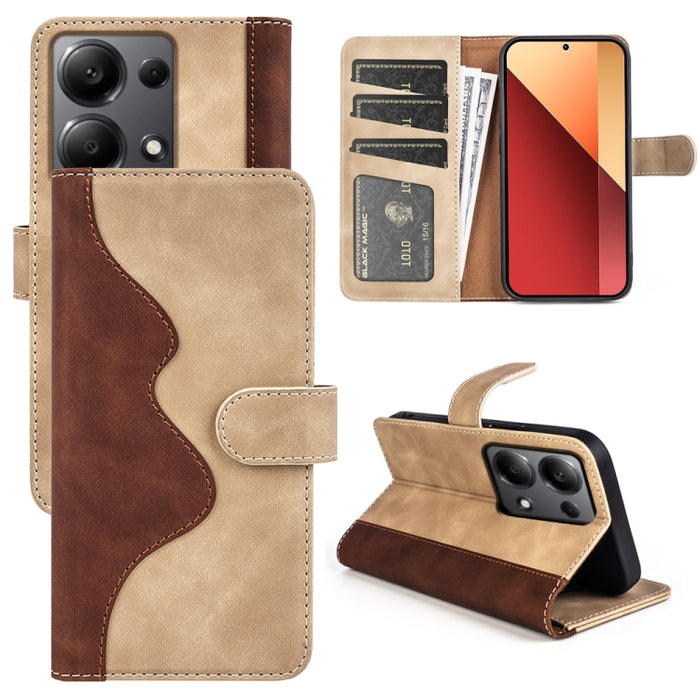 Caja del teléfono de cuero con tapa horizontal con costuras, For Xiaomi 17 Ultra, For Redmi Note 15 Pro 4G Global 163.2mm, For Xiaomi 17 Pro Max, For Redmi Note 15 Pro 5G Global 163.6mm, For Xiaomi 17 Pro, For Xiaomi 17, For Xiaomi 14T Pro             ...
