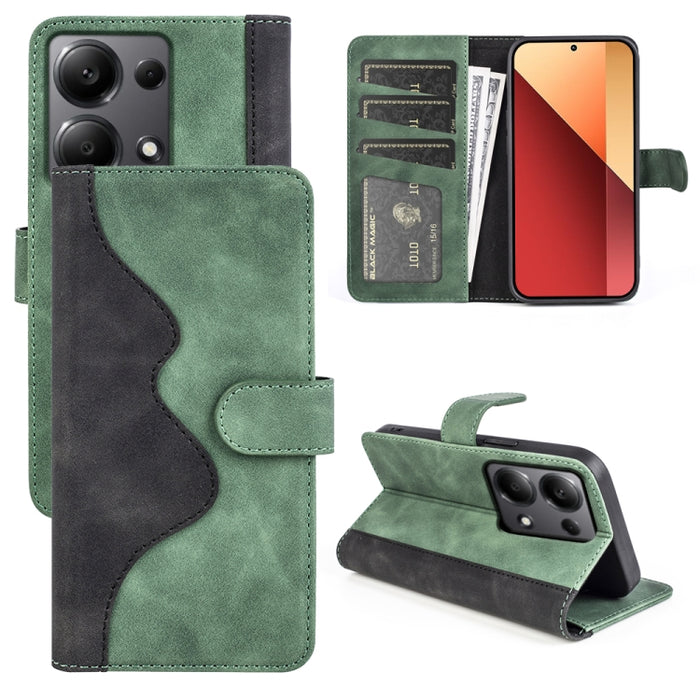 Caja del teléfono de cuero con tapa horizontal con costuras, For Xiaomi 17 Ultra, For Redmi Note 15 Pro 4G Global 163.2mm, For Xiaomi 17 Pro Max, For Redmi Note 15 Pro 5G Global 163.6mm, For Xiaomi 17 Pro, For Xiaomi 17, For Xiaomi 14T Pro             ...