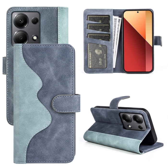 Caja del teléfono de cuero con tapa horizontal con costuras, For Xiaomi 17 Ultra, For Redmi Note 15 Pro 4G Global 163.2mm, For Xiaomi 17 Pro Max, For Redmi Note 15 Pro 5G Global 163.6mm, For Xiaomi 17 Pro, For Xiaomi 17, For Xiaomi 14T Pro             ...