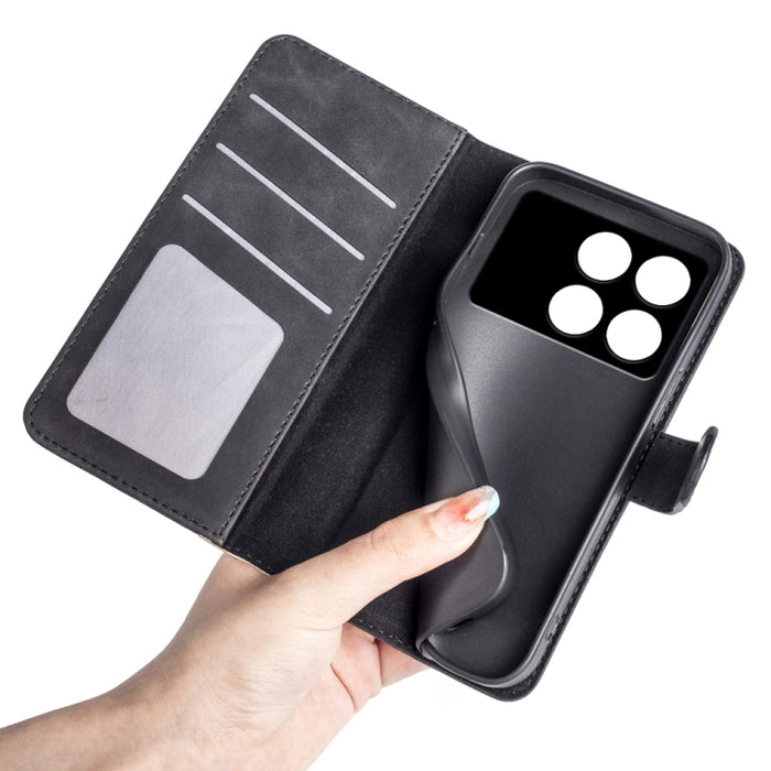 Caja del teléfono de cuero con tapa horizontal con costuras, For Xiaomi Redmi K70, For Xiaomi 13T, For Redmi Note 15 Pro+ 5G Global 163.3mm, For Redmi Note 15 4G / 5G EU 164mm
