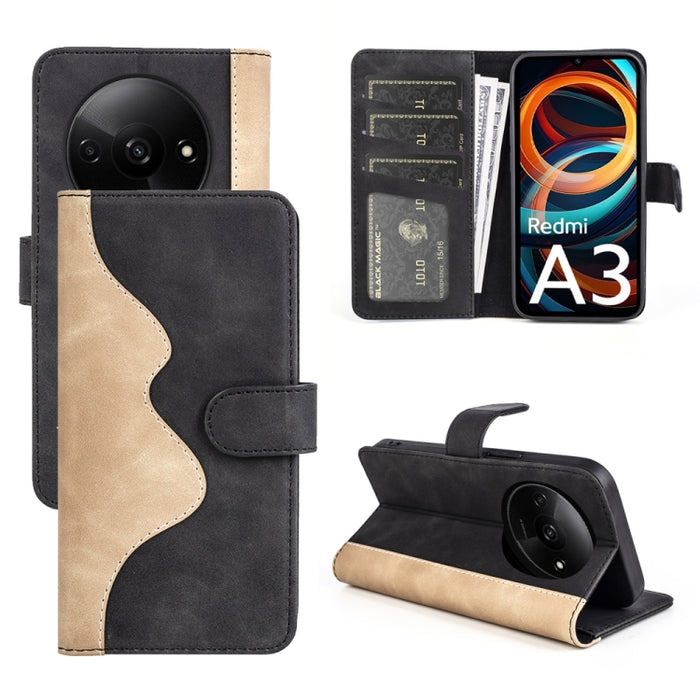 Caja del teléfono de cuero con tapa horizontal con costuras, For Xiaomi 17 Ultra, For Redmi Note 15 Pro 4G Global 163.2mm, For Xiaomi 17 Pro Max, For Redmi Note 15 Pro 5G Global 163.6mm, For Xiaomi 17 Pro, For Xiaomi 17, For Xiaomi 14T Pro             ...