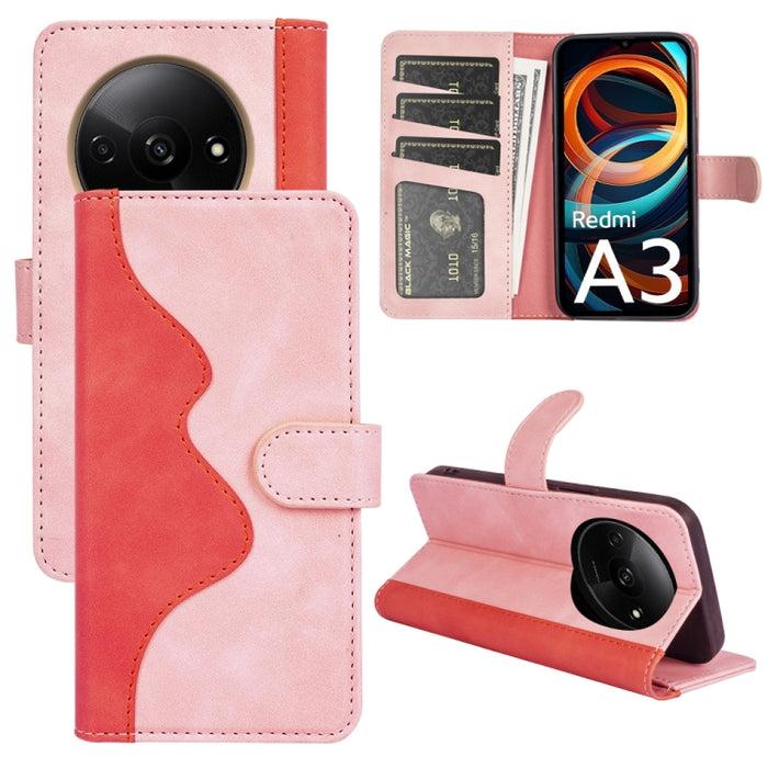 Caja del teléfono de cuero con tapa horizontal con costuras, For Xiaomi 17 Ultra, For Redmi Note 15 Pro 4G Global 163.2mm, For Xiaomi 17 Pro Max, For Redmi Note 15 Pro 5G Global 163.6mm, For Xiaomi 17 Pro, For Xiaomi 17, For Xiaomi 14T Pro             ...