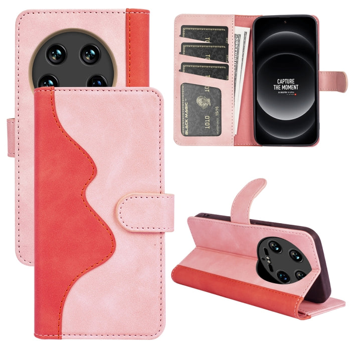 Caja del teléfono de cuero con tapa horizontal con costuras, For Xiaomi 17 Ultra, For Redmi Note 15 Pro 4G Global 163.2mm, For Xiaomi 17 Pro Max, For Redmi Note 15 Pro 5G Global 163.6mm, For Xiaomi 17 Pro, For Xiaomi 17, For Xiaomi 14T Pro             ...