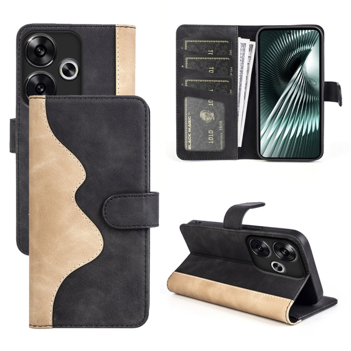Caja del teléfono de cuero con tapa horizontal con costuras, For Xiaomi 17 Ultra, For Redmi Note 15 Pro 4G Global 163.2mm, For Xiaomi 17 Pro Max, For Redmi Note 15 Pro 5G Global 163.6mm, For Xiaomi 17 Pro, For Xiaomi 17, For Xiaomi 14T Pro             ...
