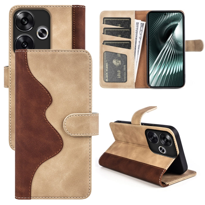 Caja del teléfono de cuero con tapa horizontal con costuras, For Xiaomi 17 Ultra, For Redmi Note 15 Pro 4G Global 163.2mm, For Xiaomi 17 Pro Max, For Redmi Note 15 Pro 5G Global 163.6mm, For Xiaomi 17 Pro, For Xiaomi 17, For Xiaomi 14T Pro             ...