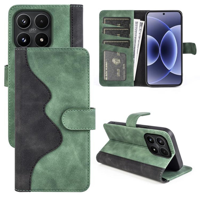 Caja del teléfono de cuero con tapa horizontal con costuras, For Xiaomi 17 Ultra, For Redmi Note 15 Pro 4G Global 163.2mm, For Xiaomi 17 Pro Max, For Redmi Note 15 Pro 5G Global 163.6mm, For Xiaomi 17 Pro, For Xiaomi 17, For Xiaomi 14T Pro             ...