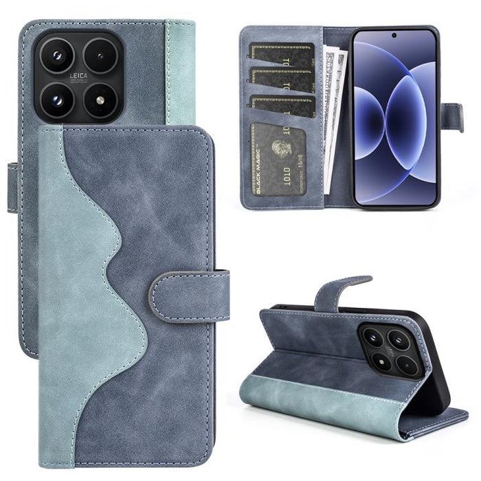 Caja del teléfono de cuero con tapa horizontal con costuras, For Xiaomi 17 Ultra, For Redmi Note 15 Pro 4G Global 163.2mm, For Xiaomi 17 Pro Max, For Redmi Note 15 Pro 5G Global 163.6mm, For Xiaomi 17 Pro, For Xiaomi 17, For Xiaomi 14T Pro             ...