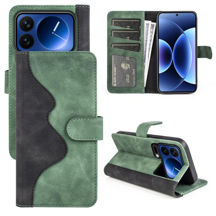Caja del teléfono de cuero con tapa horizontal con costuras, For Xiaomi 17 Ultra, For Redmi Note 15 Pro 4G Global 163.2mm, For Xiaomi 17 Pro Max, For Redmi Note 15 Pro 5G Global 163.6mm, For Xiaomi 17 Pro, For Xiaomi 17, For Xiaomi 14T Pro             ...