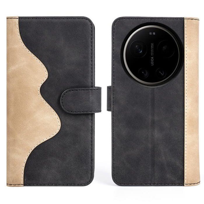 Caja del teléfono de cuero con tapa horizontal con costuras, For Xiaomi 17 Ultra, For Redmi Note 15 Pro 4G Global 163.2mm, For Xiaomi 17 Pro Max, For Redmi Note 15 Pro 5G Global 163.6mm, For Xiaomi 17 Pro, For Xiaomi 17, For Xiaomi 14T Pro             ...