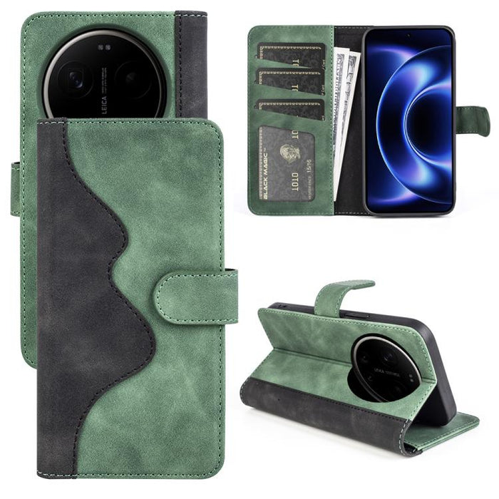 Caja del teléfono de cuero con tapa horizontal con costuras, For Xiaomi 17 Ultra, For Redmi Note 15 Pro 4G Global 163.2mm, For Xiaomi 17 Pro Max, For Redmi Note 15 Pro 5G Global 163.6mm, For Xiaomi 17 Pro, For Xiaomi 17, For Xiaomi 14T Pro             ...