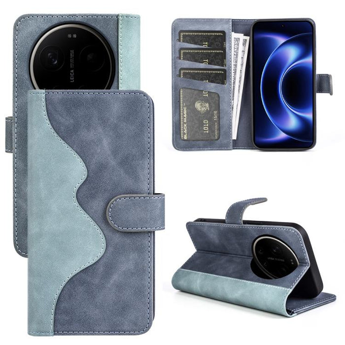 Caja del teléfono de cuero con tapa horizontal con costuras, For Xiaomi 17 Ultra, For Redmi Note 15 Pro 4G Global 163.2mm, For Xiaomi 17 Pro Max, For Redmi Note 15 Pro 5G Global 163.6mm, For Xiaomi 17 Pro, For Xiaomi 17, For Xiaomi 14T Pro             ...