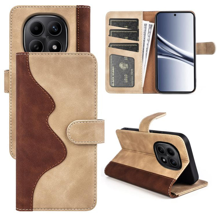 Caja del teléfono de cuero con tapa horizontal con costuras, For Xiaomi Redmi K70, For Xiaomi 13T, For Redmi Note 15 Pro+ 5G Global 163.3mm, For Redmi Note 15 4G / 5G EU 164mm