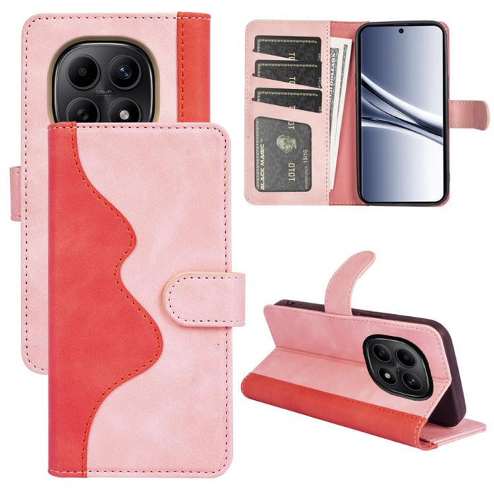 Caja del teléfono de cuero con tapa horizontal con costuras, For Xiaomi Redmi K70, For Xiaomi 13T, For Redmi Note 15 Pro+ 5G Global 163.3mm, For Redmi Note 15 4G / 5G EU 164mm