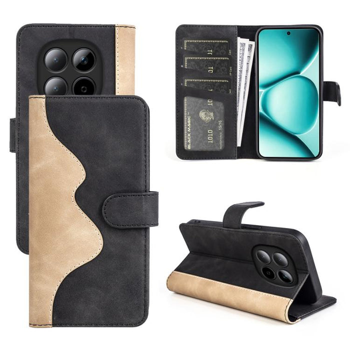 Caja del teléfono de cuero con tapa horizontal con costuras, For Xiaomi 17 Ultra, For Redmi Note 15 Pro 4G Global 163.2mm, For Xiaomi 17 Pro Max, For Redmi Note 15 Pro 5G Global 163.6mm, For Xiaomi 17 Pro, For Xiaomi 17, For Xiaomi 14T Pro             ...