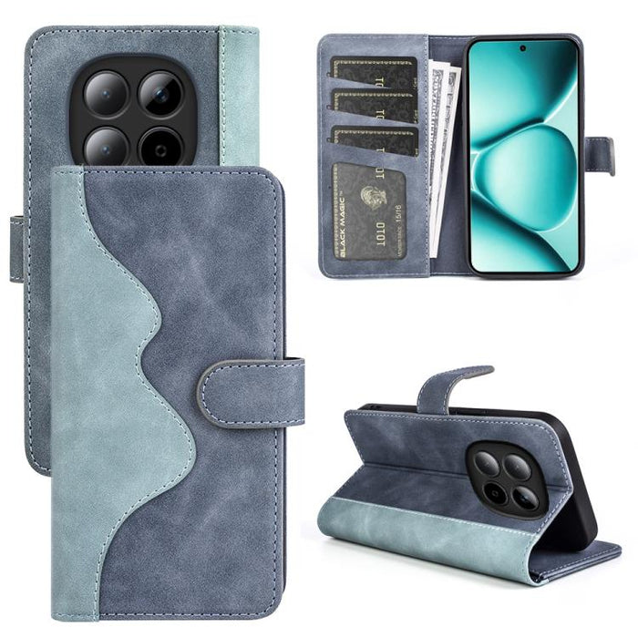 Caja del teléfono de cuero con tapa horizontal con costuras, For Xiaomi 17 Ultra, For Redmi Note 15 Pro 4G Global 163.2mm, For Xiaomi 17 Pro Max, For Redmi Note 15 Pro 5G Global 163.6mm, For Xiaomi 17 Pro, For Xiaomi 17, For Xiaomi 14T Pro             ...