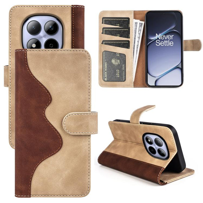 Caja del teléfono de cuero con tapa horizontal con costuras, For Xiaomi 17 Ultra, For Redmi Note 15 Pro 4G Global 163.2mm, For Xiaomi 17 Pro Max, For Redmi Note 15 Pro 5G Global 163.6mm, For Xiaomi 17 Pro, For Xiaomi 17, For Xiaomi 14T Pro             ...