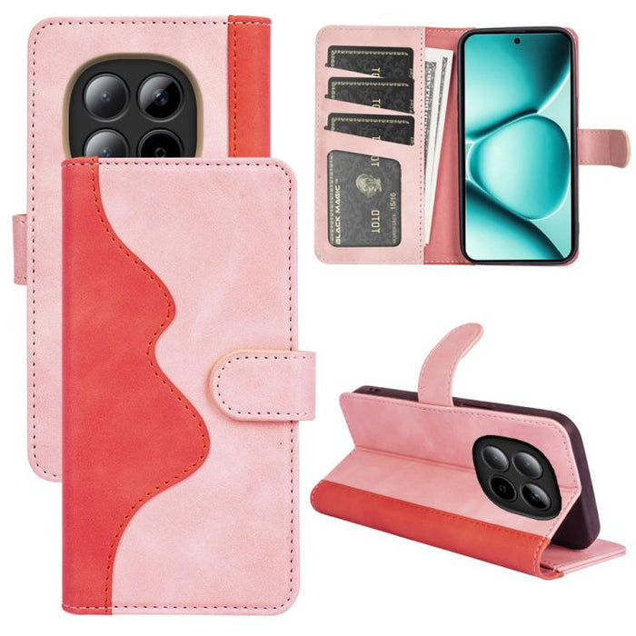 Caja del teléfono de cuero con tapa horizontal con costuras, For Xiaomi Redmi K70, For Xiaomi 13T, For Redmi Note 15 Pro+ 5G Global 163.3mm, For Redmi Note 15 4G / 5G EU 164mm