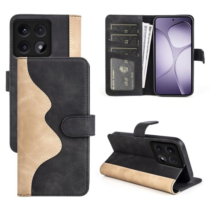 Caja del teléfono de cuero con tapa horizontal con costuras, For Xiaomi 17 Ultra, For Redmi Note 15 Pro 4G Global 163.2mm, For Xiaomi 17 Pro Max, For Redmi Note 15 Pro 5G Global 163.6mm, For Xiaomi 17 Pro, For Xiaomi 17, For Xiaomi 14T Pro             ...