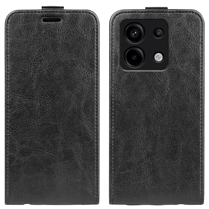 Caja del teléfono del cuero del tirón vertical único de la textura R64, For Xiaomi Redmi 14C 4G, For Xiaomi Redmi K70 Ultra, For Xiaomi Redmi Note 13R, For Xiaomi Redmi Turbo 3, For Xiaomi Redmi A3, For Xiaomi Redmi Note 13 Pro 4G                      ...