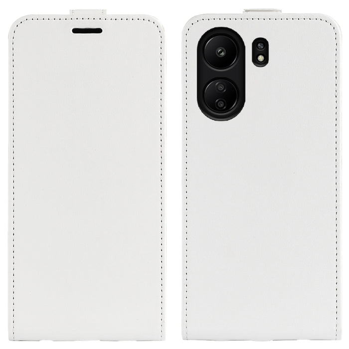 Caja del teléfono del cuero del tirón vertical único de la textura R64, For Xiaomi Redmi 14C 4G, For Xiaomi Redmi K70 Ultra, For Xiaomi Redmi Note 13R, For Xiaomi Redmi Turbo 3, For Xiaomi Redmi A3, For Xiaomi Redmi Note 13 Pro 4G                      ...