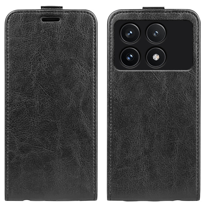 Caja del teléfono del cuero del tirón vertical único de la textura R64, For Xiaomi Redmi 14C 4G, For Xiaomi Redmi K70 Ultra, For Xiaomi Redmi Note 13R, For Xiaomi Redmi Turbo 3, For Xiaomi Redmi A3, For Xiaomi Redmi Note 13 Pro 4G                      ...