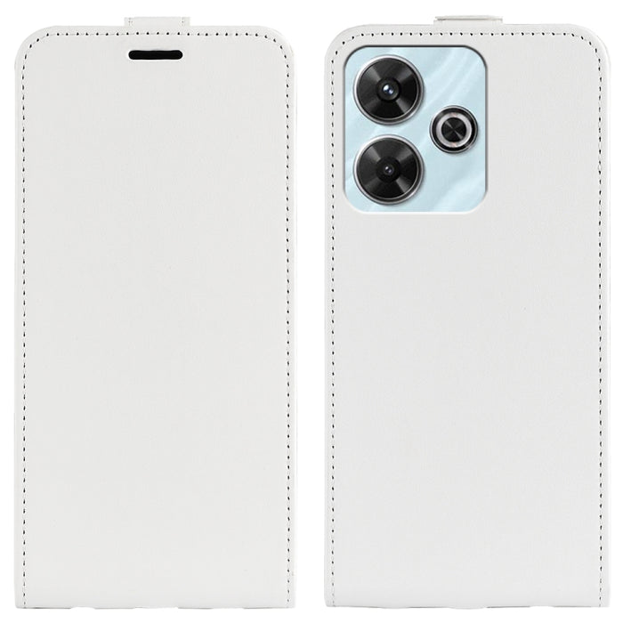 Caja del teléfono del cuero del tirón vertical único de la textura R64, For Xiaomi Redmi 14C 4G, For Xiaomi Redmi K70 Ultra, For Xiaomi Redmi Note 13R, For Xiaomi Redmi Turbo 3, For Xiaomi Redmi A3, For Xiaomi Redmi Note 13 Pro 4G                      ...