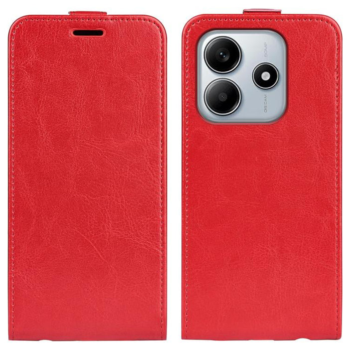 Caja del teléfono del cuero del tirón vertical único de la textura R64, For Xiaomi Redmi 14C 4G, For Xiaomi Redmi K70 Ultra, For Xiaomi Redmi Note 13R, For Xiaomi Redmi Turbo 3, For Xiaomi Redmi A3, For Xiaomi Redmi Note 13 Pro 4G                      ...