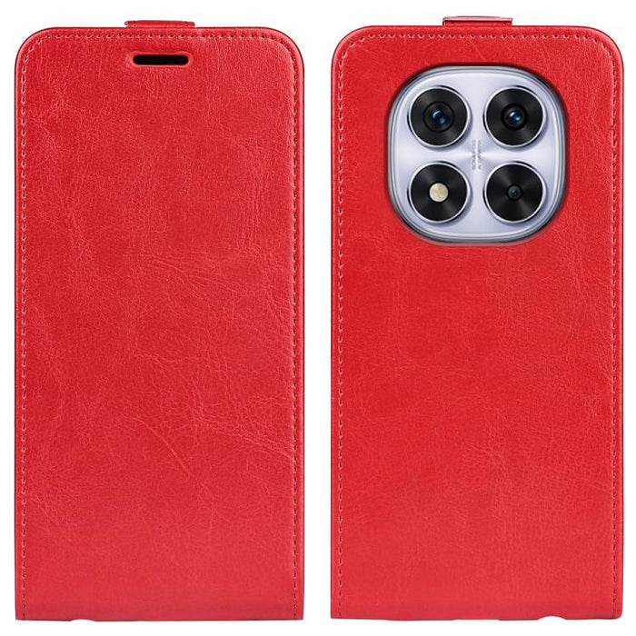 Caja del teléfono del cuero del tirón vertical único de la textura R64, For Redmi 15a 5G, For Xiaomi 17T, For Xiaomi 17 Ultra, For Xiaomi 17 Pro max, For Redmi Note 15 Pro Global 163.6mm, For Xiaomi 17 Pro, For Xiaomi 17, For Xiaomi 15T Pro            ...