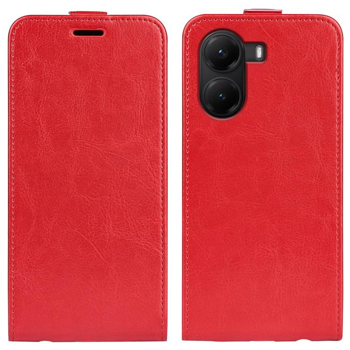 Caja del teléfono del cuero del tirón vertical único de la textura R64, For Redmi 15a 5G, For Xiaomi 17T, For Xiaomi 17 Ultra, For Xiaomi 17 Pro max, For Redmi Note 15 Pro Global 163.6mm, For Xiaomi 17 Pro, For Xiaomi 17, For Xiaomi 15T Pro            ...