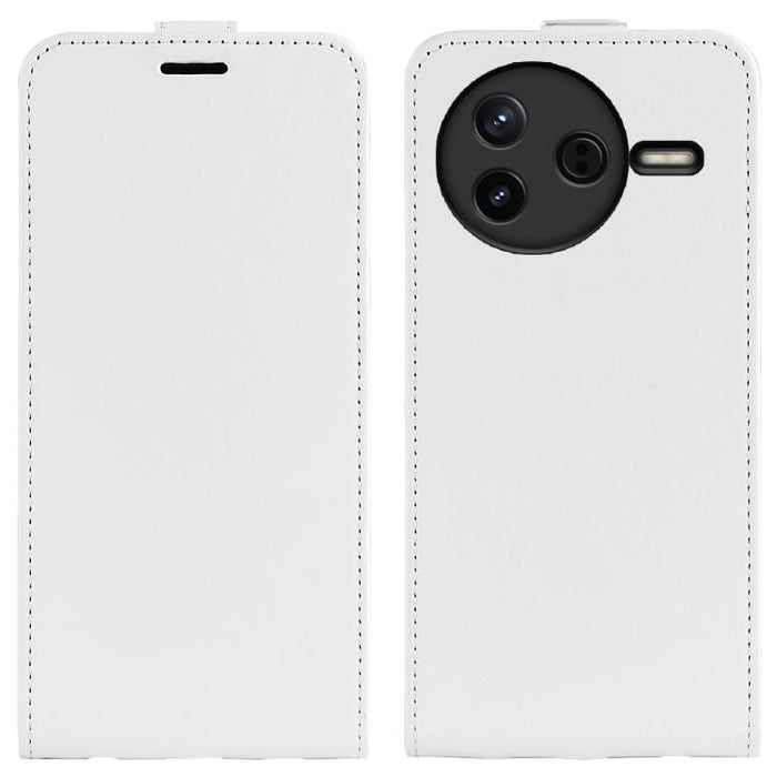 Caja del teléfono del cuero del tirón vertical único de la textura R64, For Redmi K80 Pro / Poco F7 Ultra, For Redmi K80 / Poco F7 Pro