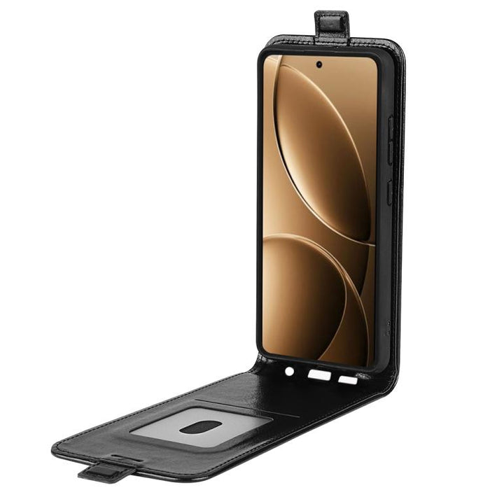Caja del teléfono del cuero del tirón vertical único de la textura R64, For Redmi K80 Pro / Poco F7 Ultra, For Redmi K80 / Poco F7 Pro