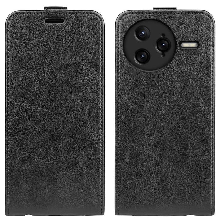 Caja del teléfono del cuero del tirón vertical único de la textura R64, For Redmi K80 Pro / Poco F7 Ultra, For Redmi K80 / Poco F7 Pro